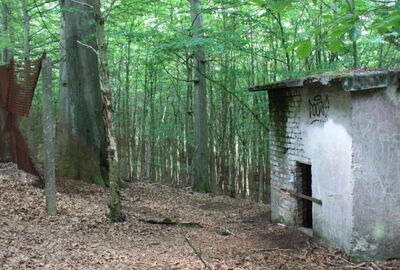 Überreste einer Funkstation des MfS ("Stasi")