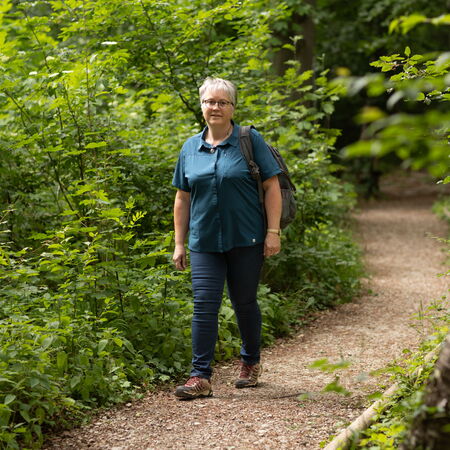 Angelika Werner ist zertifizierte Natur- und Landschaftsführerin (ZNL) im Naturpark Eichsfeld-Hainich-Werratal