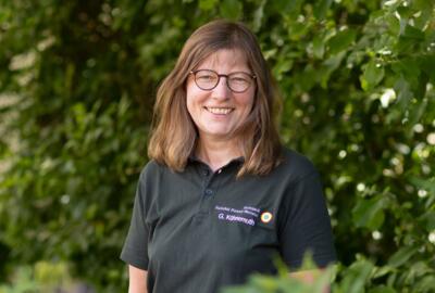 Gudrun Kühnemuth ist zertifizierte Natur- und Landschaftsführerin (ZNL) im Naturpark Eichsfeld-Hainich-Werratal