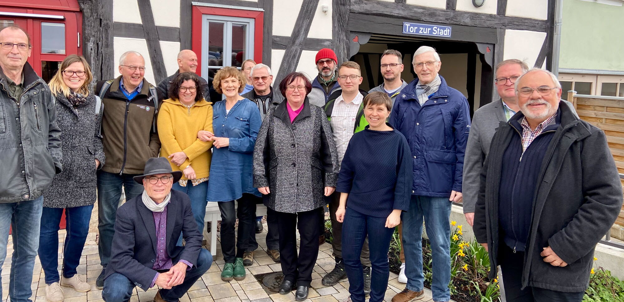 Gruppenbild mit Mitgliedern des VDF
