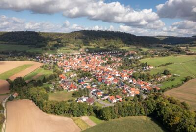 Blick auf Großbartloff