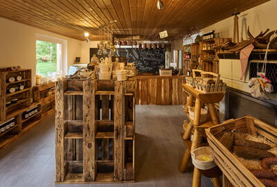 Blick in den Hofladen in Martinfeld