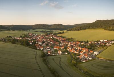 Blick auf Martinfeld