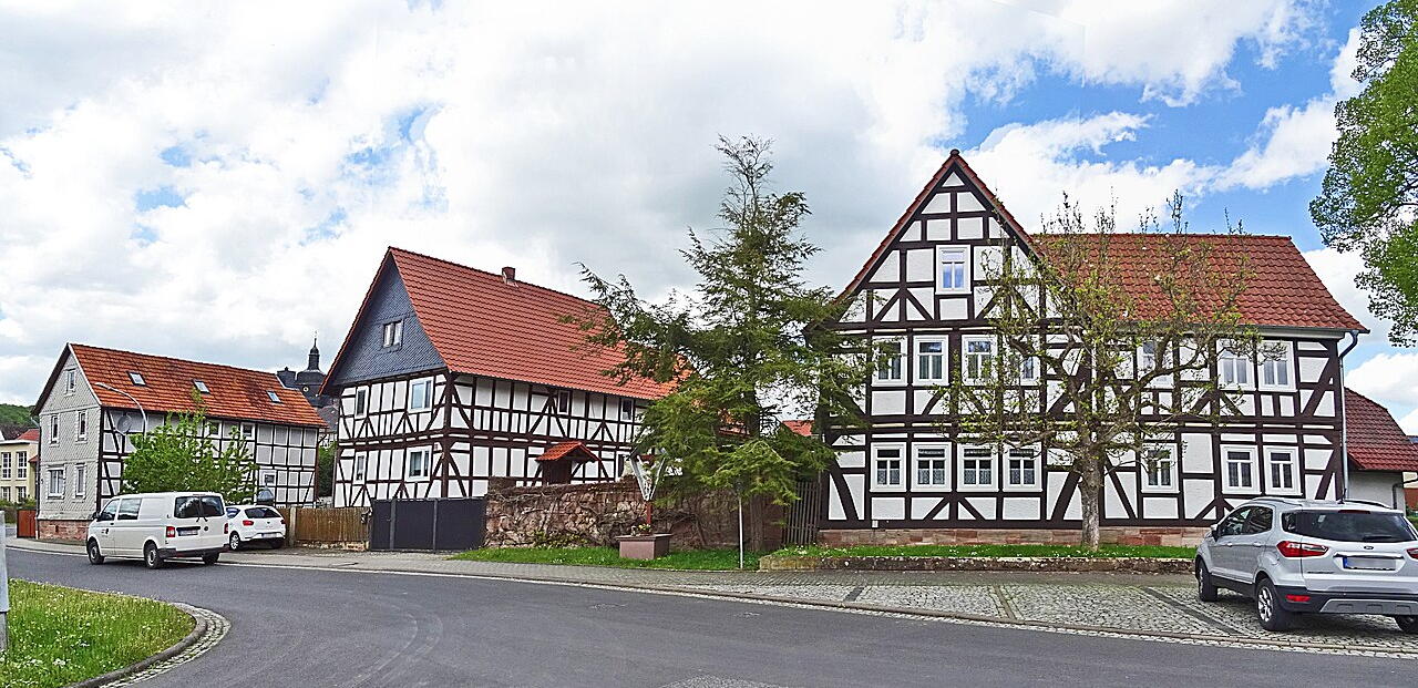 Fachwerkhäuser in Ershausen im Eichsfeld
