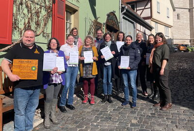 Jahrestreffen 2025 der Nationalpark-Partner beim neuen Partner "Pension Bergstube" in Bad Langensalza.