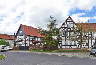 Fachwerkhäuser in Ershausen im Eichsfeld
