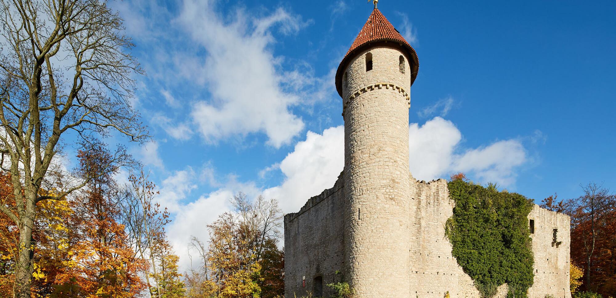 Burg Haineck bei Nazza im Hainich