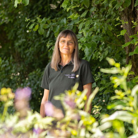 Martina Bieder ist zertifizierte Natur- und Landschaftsführerin (ZNL) im Naturpark Eichsfeld-Hainich-Werratal