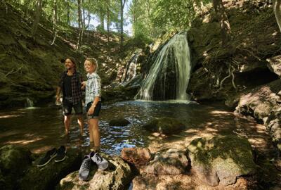 Lutter-Wasserfall bei Großbartloff