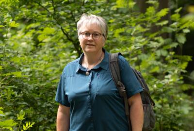 Angelika Werner ist zertifizierte Natur- und Landschaftsführerin (ZNL) im Naturpark Eichsfeld-Hainich-Werratal