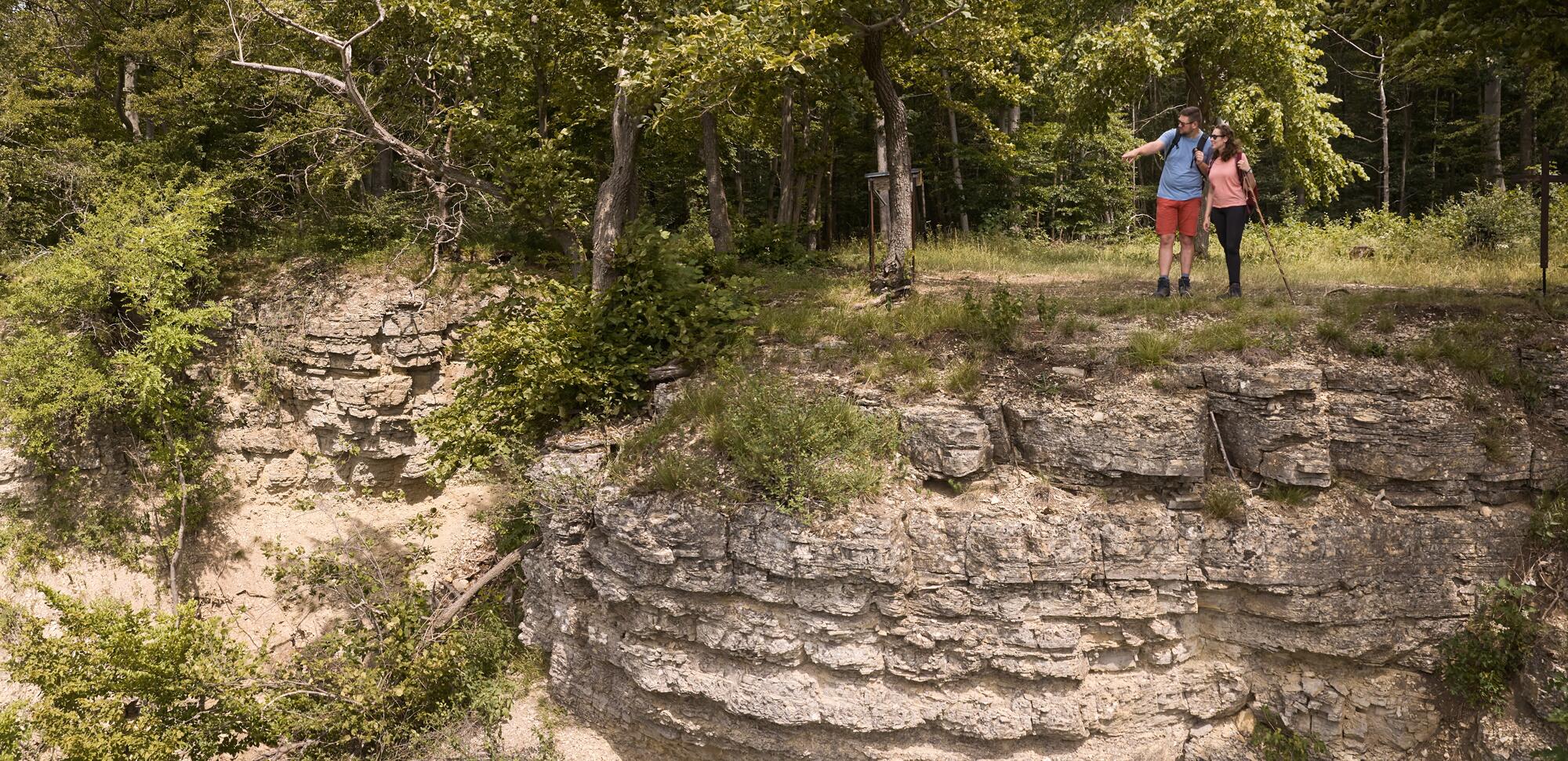 Wanderer auf der Klosterschranne