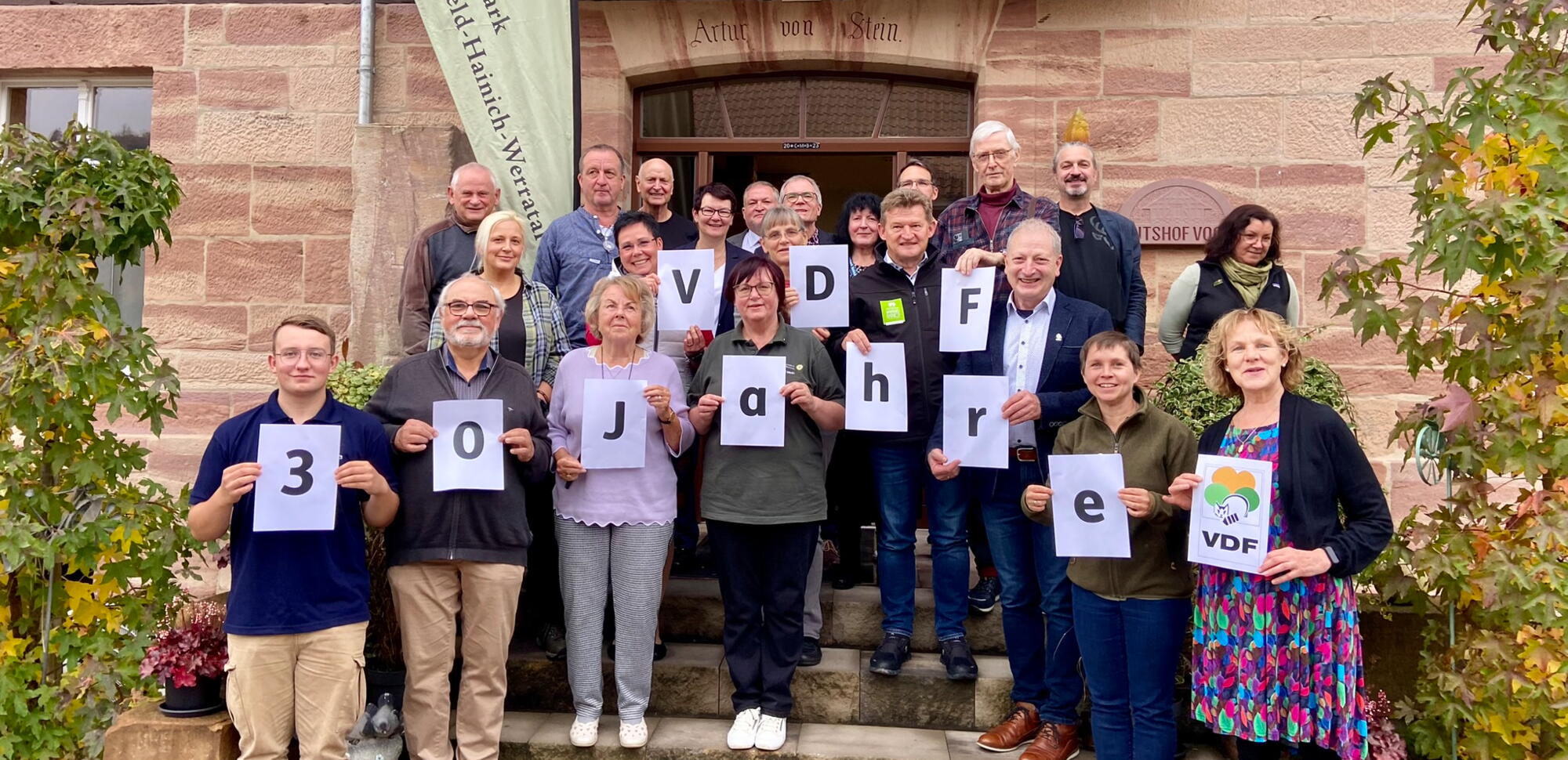 Gruppenbild des Vereins der Freunde des Naturparks Eichsfeld-Hainich-Werratal