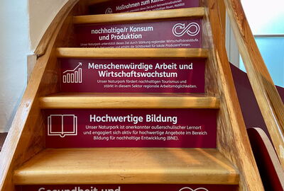 Wasserturmausstellung "Mach's nachhaltig"