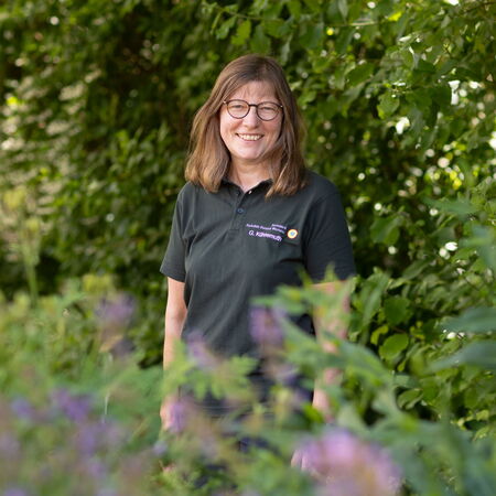 Gudrun Kühnemuth ist zertifizierte Natur- und Landschaftsführerin (ZNL) im Naturpark Eichsfeld-Hainich-Werratal